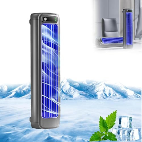 Wizvox Outfany Cooling Aceair Conditioner, Portable Stand Alone Air Conditioner Quiet, 3 Speeds, Libiyi Air Conditioner USB charging, 24h Long-Lasting Battery Life -0203,darkgray-25