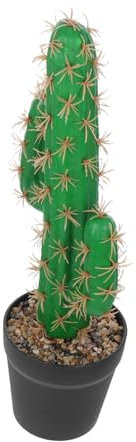 GLEAVI Planta Artificial de Cactus Maceta Decoración Natural para Hogar Oficina y Jardín para Mascotas