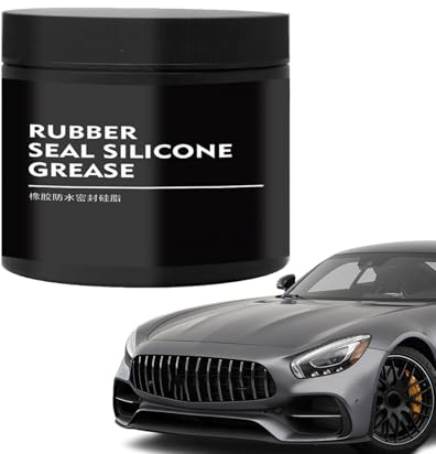 Graisse de silicone – Tube de lubrifiant alimentaire, joint d'étanchéité multi-usages O | Application de pinceau haute lubrification imperméable Valves idéales Faucet