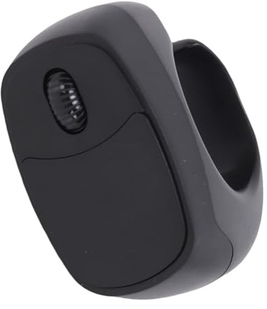 MENDUNER Bluetooth-Kamera-Fernbedienung, Kabelloser Seitenwender mit Scrollrad für Telefon-Tablet, 10 M Reichweite Bluetooth 5.3, Tragbares Ladeetui mit LED-Anzeige (Black)