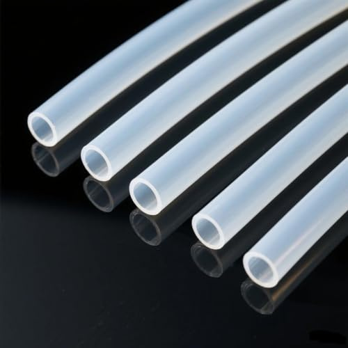 hcaklozgshi Pompe Péristaltique Transparente for Aquarium, Tube Extérieur en Caoutchouc De Silicone De 2mm À 30mm, Diamètre Souple Et Flexible(3 Meter,ID 4mm X OD 7mm)