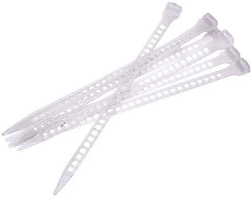Videx-Befestigungsschlaufen Kunststoff PU für Sichtschutzmatten, PU, Transparent, 25 Stück