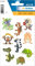 HERMA 3063 Aufkleber Zoo klein, 27 Stück, Tiere Sticker mit Koala Affe Krokodil Schildkröte Motiv, Kinder Etiketten für Fotoalbum Tagebuch Poesiealbum Scrapbooking Geburtstag Deko Briefe DIY Basteln