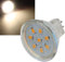 ChiliTec LED Strahler MR11 Leuchtmittel, 8 SMD 140lm, 12V/2W Ersatz Leuchtmittel für Halogen-Strahler Warmweiß