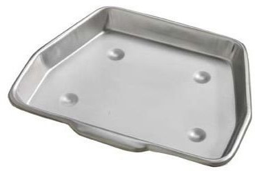 Bakaware Galvanised Steel Fireplace Ash Pan Fireside Herth Tidy 11.5 / 13 (13 pan to fit 18 Fireplace)