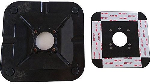 'Maclocks Compulocks Adhesive Base (6) for The Rise Pole – Komponente Montagem (Basis-apoio ADESIVA) schwarz – Halterung (schwarz)
