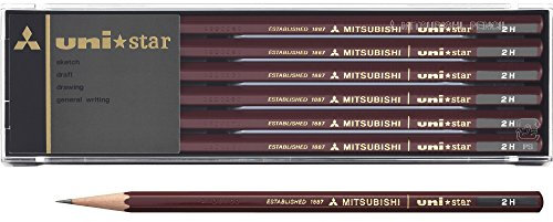 Mitsubishi Pencil pencil UNISTER hardness 2H US2H by Mitsubishi Pencil Co., Ltd.