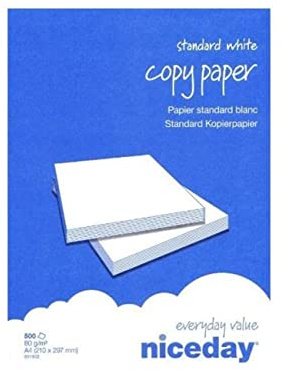 Niceday Kopierpapier DIN A4 80 g/m² Weiß 500 Blatt