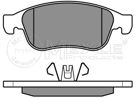 Meyle 025 249 1418 Brake Pad Set, disc brake