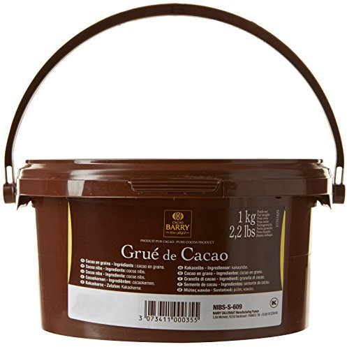 CACAO BARRY Grue/Eclats de 100% Cacao Torréfiés 1 kg