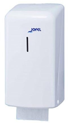 Jofel AF50000 Azur Double Toilet Roll Holder, Home, 2 Rolls, White