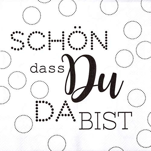 Räder Servietten Schön, DASS du da bist