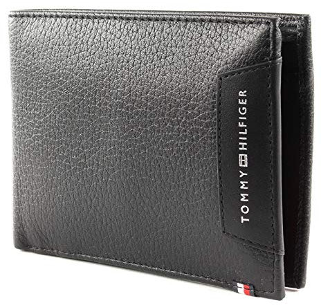 Tommy Hilfiger Damen Ho Eton Cc AND Coin Pckt Keyfob Box Münzbörse, Schwarz (Black), 5x28x23 cm