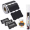 ONUPGO Chalkboard Labels-180pcs Waterproof Reusable Blackboard Stickers with 1 Liquid Chalk Marker for Mason Jars, Parties Decoration, Craft Rooms, Weddings, Storage, Organize Your Home & Kitchen