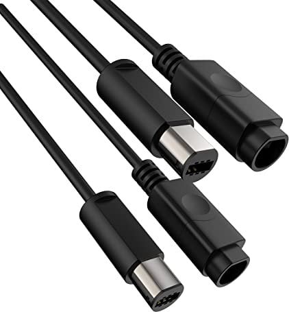 SNLLMZI WiiGamecube Controller Extension Cable for Wii Gamecube GCN - 2pack/6.6ft