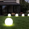 etc-shop Kugelleuchte Solar 10 cm Solarleuchte Kugel Garten LED Gartendeko Solarkugel für Außen klein, Leuchtdauer ca. 6-8 Stunden, H 38 cm, 5er Set