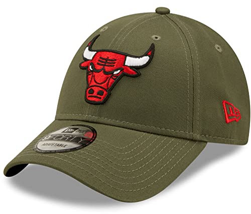 New Era 9Forty Strapback Cap - NBA Chicago Bulls Oliv