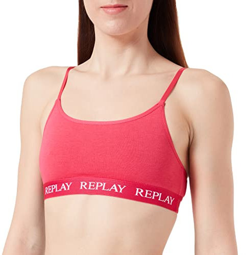 Replay Damen Bralette Größenverstellbar, P024 (Rot), L