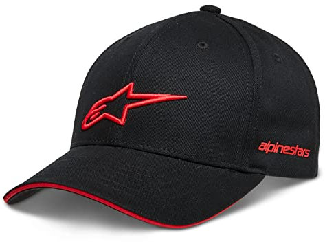 Alpinestars Rostrum Hat Herren Baseballkappe Schwarz/Rot Einheitsgröße