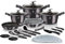 Berlinger Haus - BH/7181-22 PCs Küchenbatterie mit abnehmbarem Griff, Metallic Line Carbon Pro