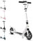 Bueuwe City Roller Erwachsene 150 kg Tragkraft, Tretroller Cityroller Erwachsene mit 200mm LED-Blinkräder, Klappbar Kickboard Big Wheel Scooter, Höhenverstellbar, Scheibenbremsen,Weiß