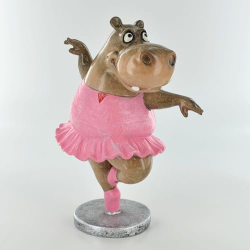 Lustige Nilpferd Nilpferd Ballerina Figur