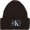 Calvin Klein Jeans Herren Strickmütze Monologo Patch Wintermütze, Braun (Dark Chestnut), Onesize