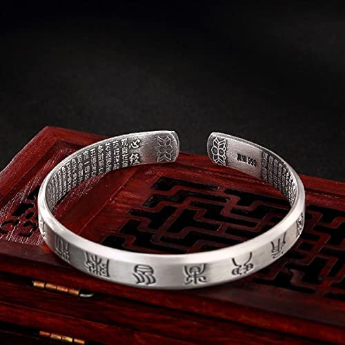CAZARU Armband S999 reines Silber offen Damen Silber Armband Damen Armband Silber Armreif Schmuck