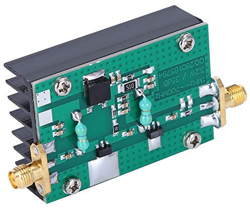 SEAFRONT 1MHz-700MHZ RF WideBand Amplifier, 3.2W Transmitter, 35 DB High Gain RF Power Amplifier, HF FM VHF UHF High Frequency Broadband