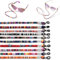KSJEHW 10 Stück Brillenband Damen Bunt Baumwolle Brillen Ketten, Kinder Brillen Kettenband, Mehrfarbig Brillenschnur, Sonnenbrille Kette Geflochtenes für Sonnenbrillen, Lesebrillen, Sportbrillen