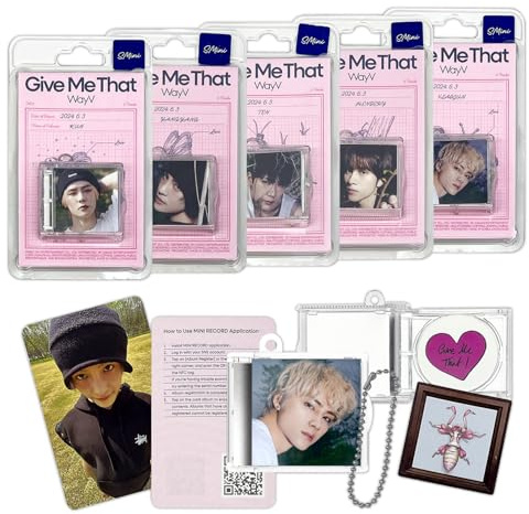 WayV - Mini 5th Album [Give Me That] (SMini Ver - Random) Smini Case Cover + Frame Cover + Music NFC Card + Photo Card + Package + 3 Extra Photocards