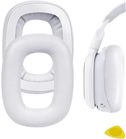GEEKRIA QuickFit Ersatz-Ohrpolster für Logitech G Astro A30 Kopfhörer, Ohrpolster, Headset-Ohrpolster, Reparaturteile (weiß)
