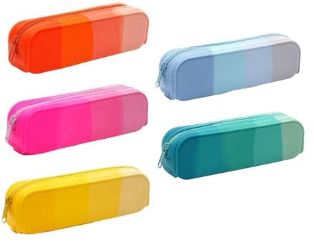 Dvagoent Astuccio Silicone Set di 5 Astuccio Piccolo 20 * 6 * 5cm (Cinque Set)