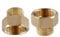 MiJunHD 2PCS Brass Reducer Connector | BSP Female Thread G3/4≈25mm to Male Thread G1/2≈20mm | Pipe Thread Reducing Joint Plumbing Adapter for Pipe Connection Converting
