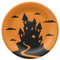 PAW - Platos Desechable para Fiestas (23 cm) I 8 Piezas I Platos de Papel Ideales para Halloween, Otoño I Impresión de Vasos de Papel al Agua I Funny Halloween