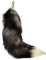 Nocyclonic Fox tail Fuchsschwanz Anh채nger Echtfell Sonnenfuchs Fuchschwanz Antenne Schl체sselanh채nger Tasche Zus채tze Tasche Anh채nger Auto Dekoration Weich Flaumig etwa 40cm (7)