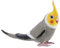 HEMOTON Miniatur Vogel Statue Papagei Modell Wildlife Vogel Skulptur Faux Pfau Vogel