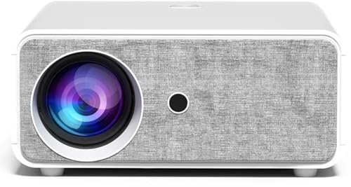 AZENCIA. - Full HD 1080p Projector – 1200 ANSI Lumens, Bluetooth, HDMI/USB/VGA – Android Smart Projector 300, Auto Correction ±15°, Stereo Speakers 2×5W, LED Lamp 20,000h