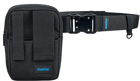 MARTOR Werkzeugtasche mit Gürtel, für Sicherheitsmesser & Scheren | Mehrere Fächer, Gürtelschlaufe & Clip, für Lager, Logistik & Produktion, No. 995001.09