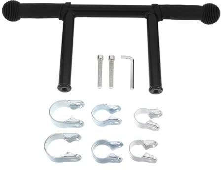 Hemobllo Rallonge pour Sorties en Famille et Pique-niques en Plastique et Acier Inoxydable de Poignée Robuste avec 3 Paires de Clips de Poussette