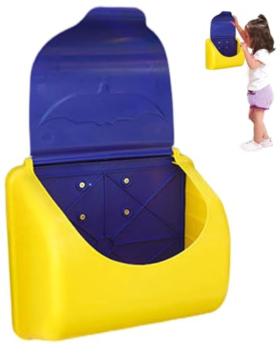 Nukinp Spielzeug-Briefkasten, 25, 4 x 22, 9 x 14 cm, PP, Mini-Briefkasten, Lernspielzeug, Mehrzweck-Spielhaus-Zubehör für den Außenbereich, für Vorschulkinder und Kinder ab 4 Jahren