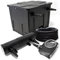 Wiltec Komplettset: CBF-350 Teichfilter bis 12000 L Teichfilteranlage als Durchlauffilter, NEO10000 SuperECO Teichpumpe 10000l/h 80W, CUV-236 Teichklärer UVC Klärer mit 36W, 25m Teichschlauch 25 mm