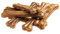 Bontoy Hundekauknochen I 10 Stück x 21 cm I Naturprodukt aus Reiner Rinderhaut I proteinreich und gut für die Kaumuskulatur ihres Hundes