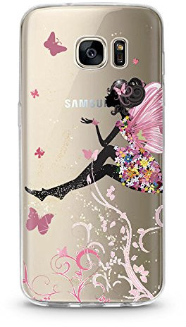 Trendario Handyhülle für Samsung Galaxy S7 (Fee) - Hülle - Schutzhülle mit Motiv - TPU Silikon Hülle - Case - Cover - Schale - Backcover - Handytasche