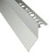 Alu L-Profil Balkon Terrasse abtropf Fliesenschiene Profil Schiene silber L300cm 10mm