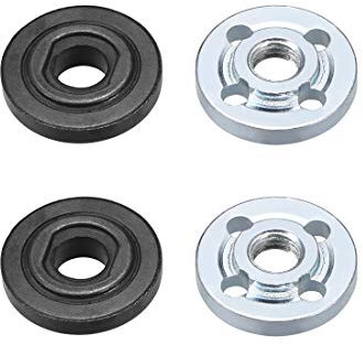 sourcing map Rotary Tool Flange Nut, Replacement Electrical Fitting Part Inner Outer Lock Nuts, Pack of 2