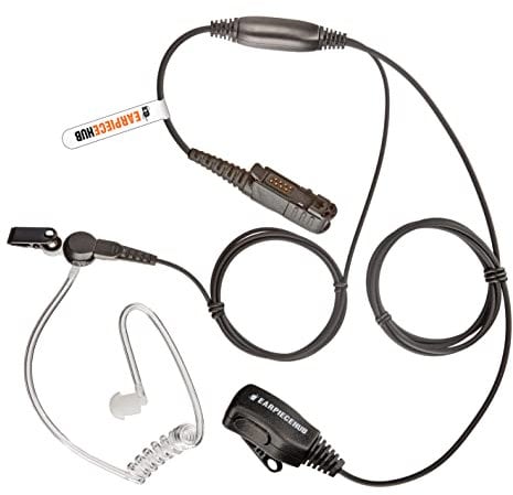 Earpiece Compatible with MOTOROLA MOTOTRBO Radio (Multi Pin) DP2000, DP2400, DP2600, DEP550, DEP570, DP3441