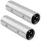 JOMLEY XLR Maschio a Maschio Adattatore, 3-Pin Microfono Cavo - 2 Pezzi