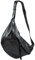SH Leder echt Leder Damen unisex Brusttasche für Festival Reise gross Hüfttasche Crossbody Bag Frauen Ledertasche 49x28cm Daniela G768 (Anthrazit Metallic)