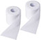 2 Rolle Sports Schaum Tape, Underwrap Schaumverband Nicht Haftend Hypoallergenic 7cmx27m, Atmungsaktive Vorverpackung Schaum Band, Schützend Elastische Binde für Handgelenk Knöchel Knie Bein (Weiß)